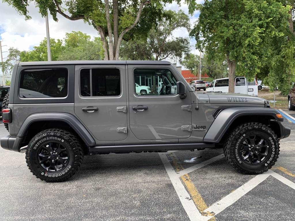 New 2020 JEEP Wrangler Unlimited Willys Sport Utility in Hollywood # ...